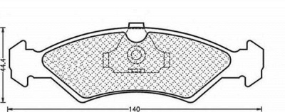 MAGNETI MARELLI 430216170991 -  Комплект тормозных колодок, дисковый тормоз